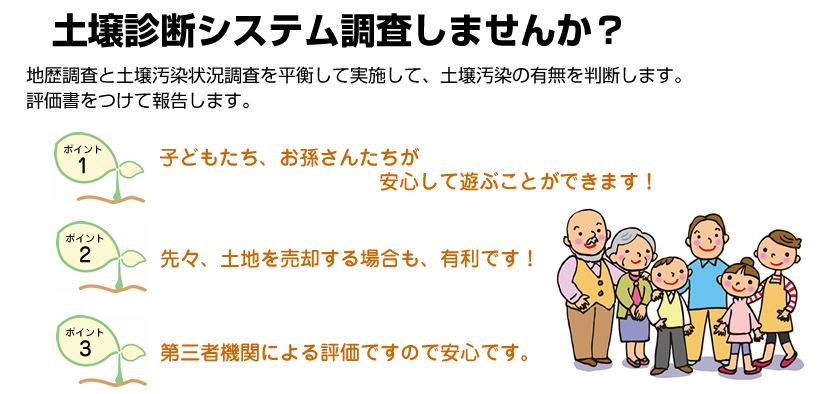 土壌診断システム調査しませんか？